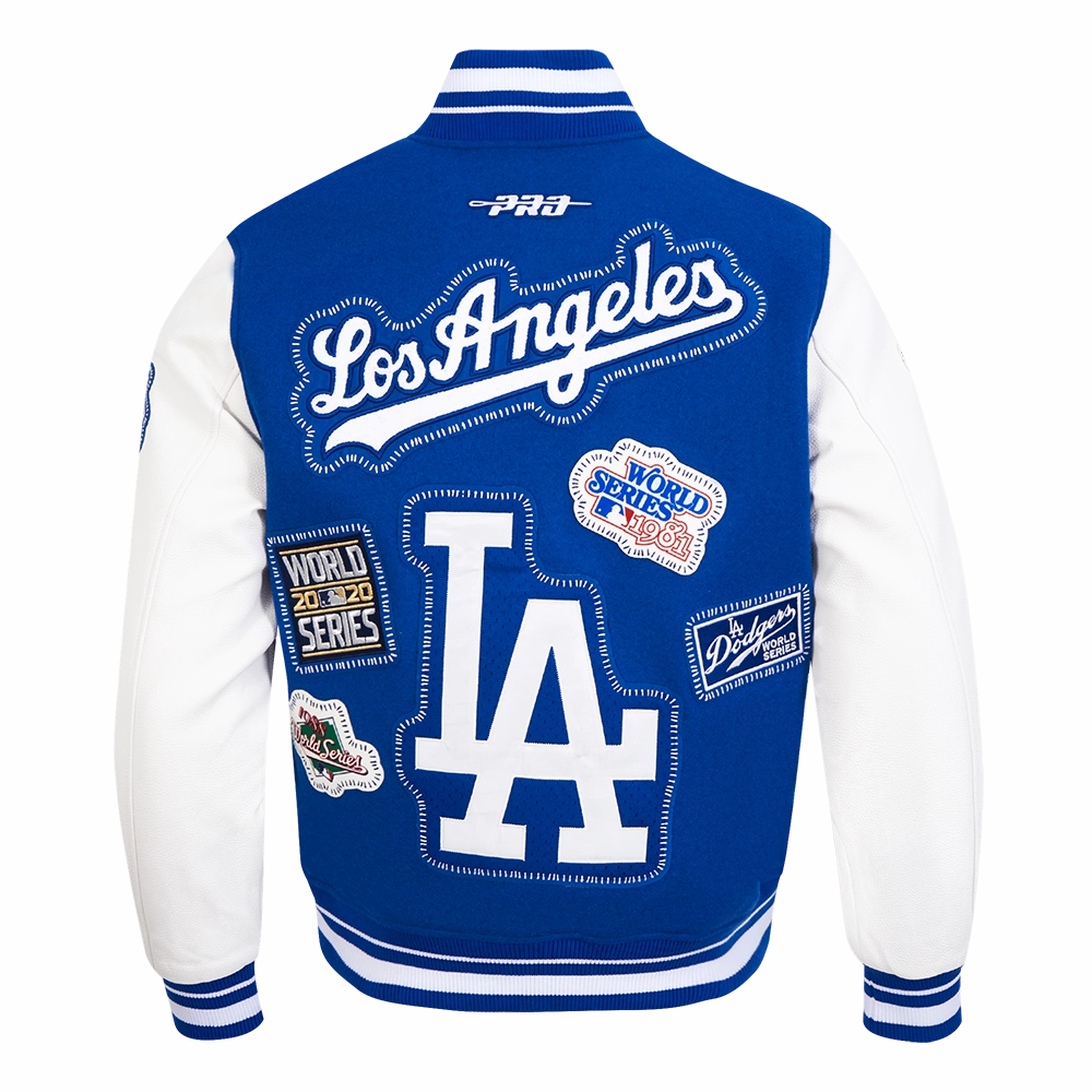 CHAMARRA UNIVERSITARIA MLB LOS ANGELES DODGERS DIY PICK STITCH