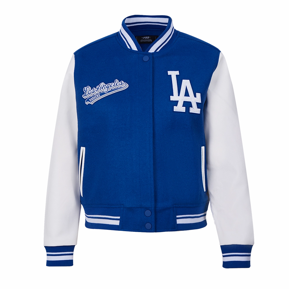 CHAMARRA UNIVERSITARIA MLB LOS ANGELES DODGERS SCRIPT TAIL PARA MUJER