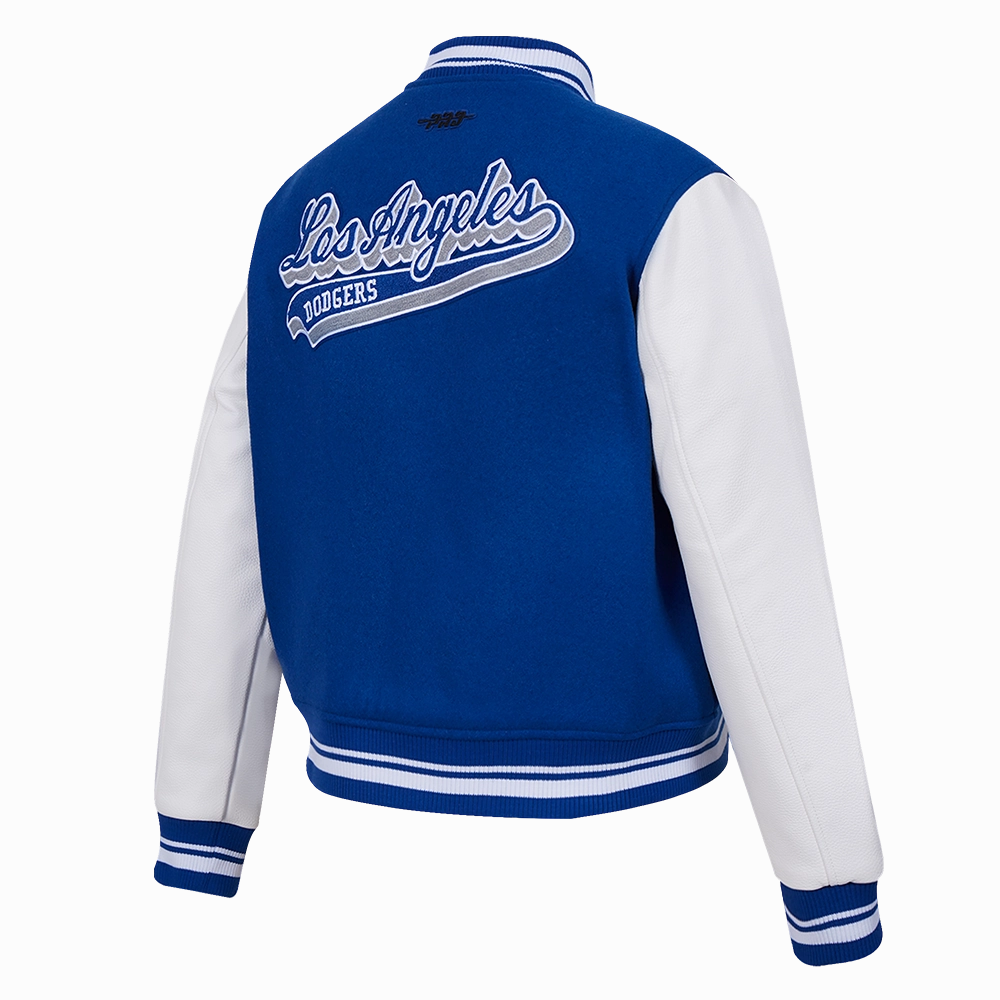 CHAMARRA UNIVERSITARIA MLB LOS ANGELES DODGERS SCRIPT TAIL PARA MUJER