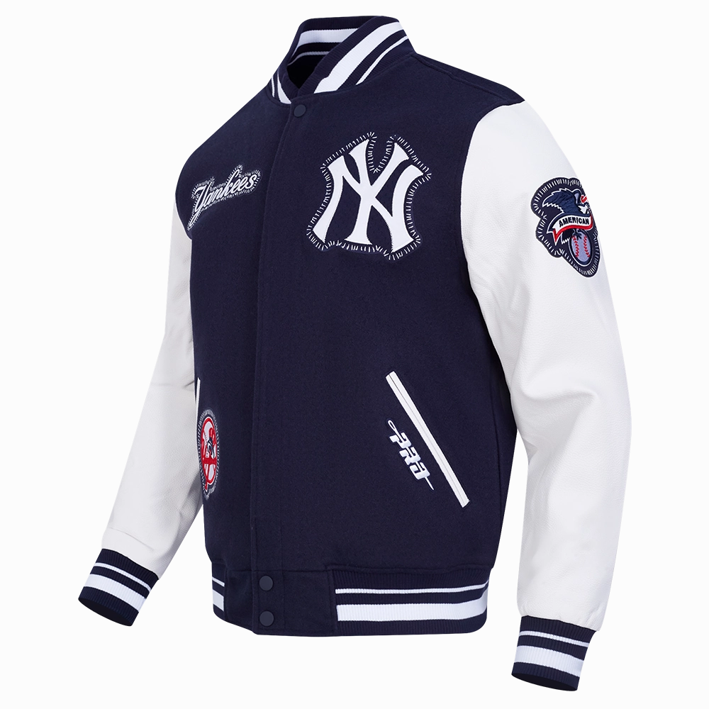CHAMARRA UNIVERSITARIA MLB NEW YORK YANKEES DIY PICK STITCH