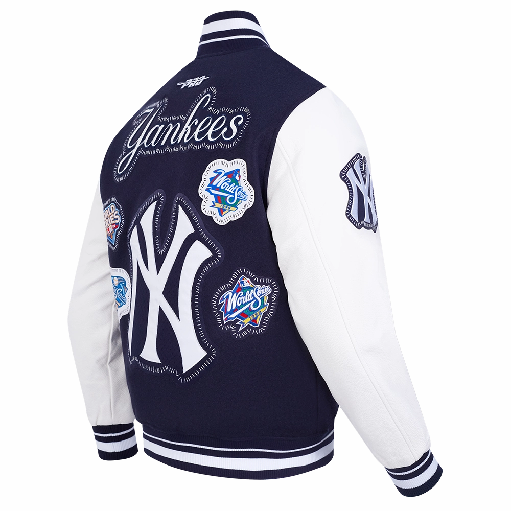 CHAMARRA UNIVERSITARIA MLB NEW YORK YANKEES DIY PICK STITCH