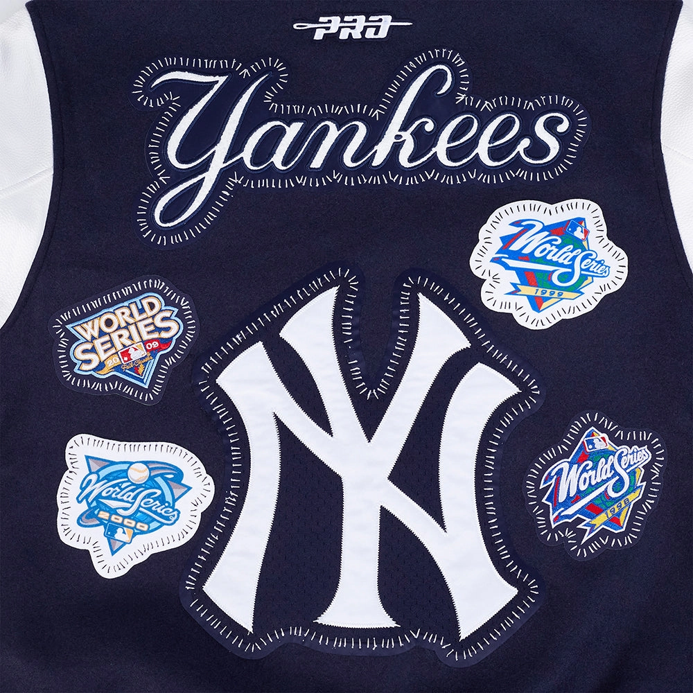 CHAMARRA UNIVERSITARIA MLB NEW YORK YANKEES DIY PICK STITCH