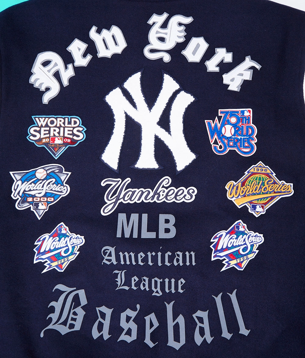 CHAMARRA UNIVERSITARIA MLB NEW YORK YANKEES OLD ENGLISH