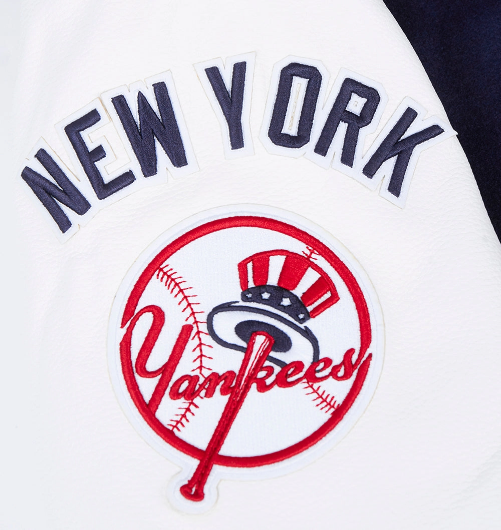 CHAMARRA UNIVERSITARIA MLB NEW YORK YANKEES OLD ENGLISH