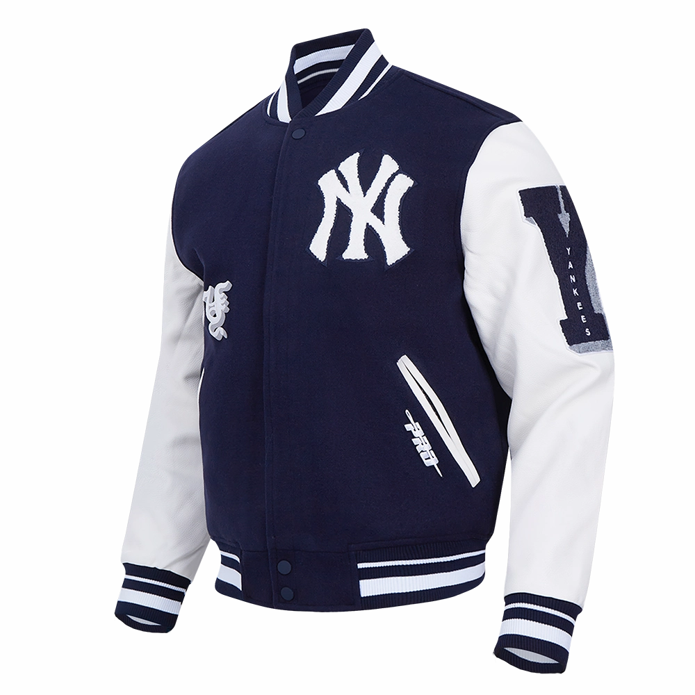 CHAMARRA UNIVERSITARIA MLB NEW YORK YANKEES OLD ENGLISH