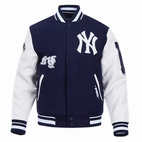 CHAMARRA UNIVERSITARIA MLB NEW YORK YANKEES OLD ENGLISH