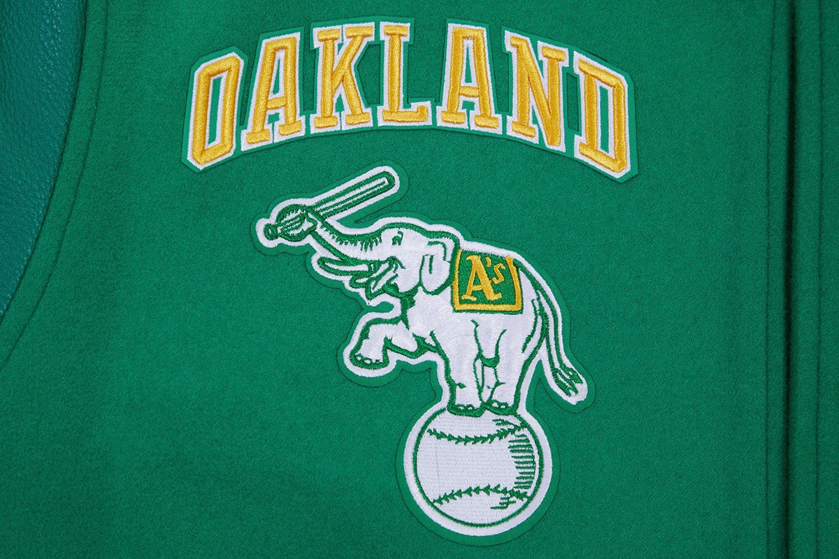 CHAMARRA UNIVERSITARIA MLB OAKLAND ATHLETICS RETRO CLASSICS