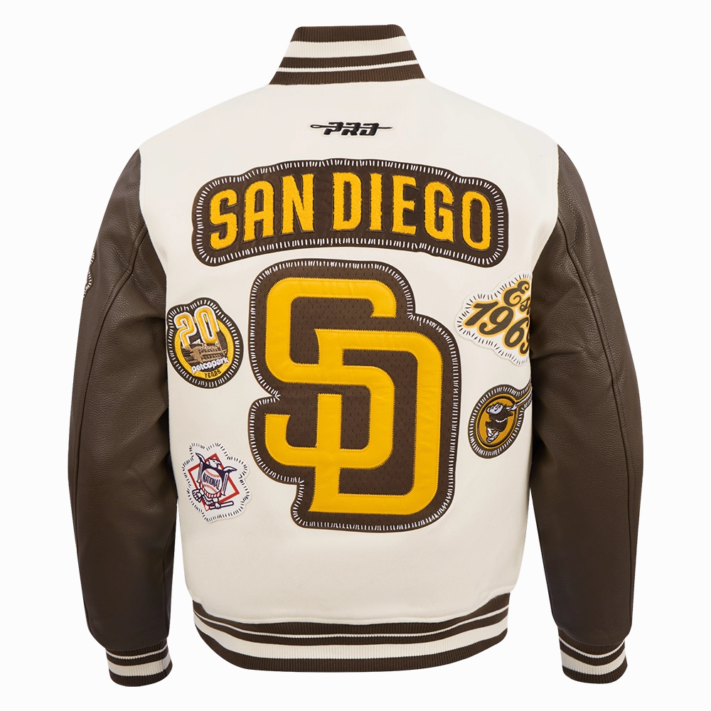 CHAMARRA UNIVERSITARIA MLB SAN DIEGO PADRES DIY PICK STITCH