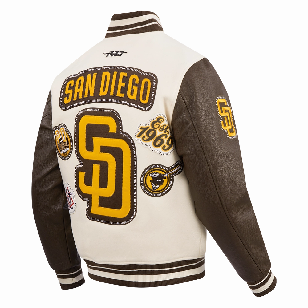 CHAMARRA UNIVERSITARIA MLB SAN DIEGO PADRES DIY PICK STITCH