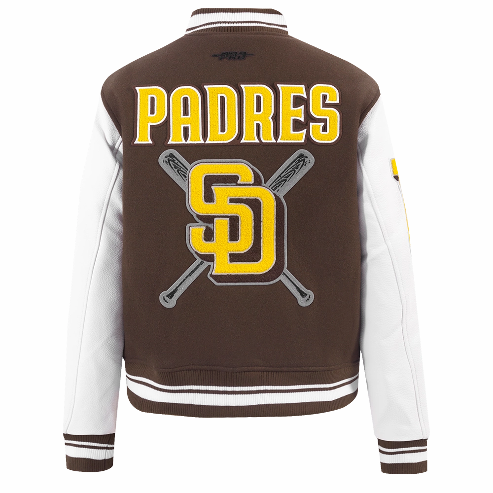 CHAMARRA UNIVERSITARIA MLB SAN DIEGO PADRES MASH UP PARA MUJER