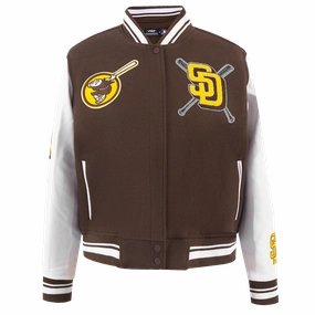 CHAMARRA UNIVERSITARIA MLB SAN DIEGO PADRES MASH UP PARA MUJER