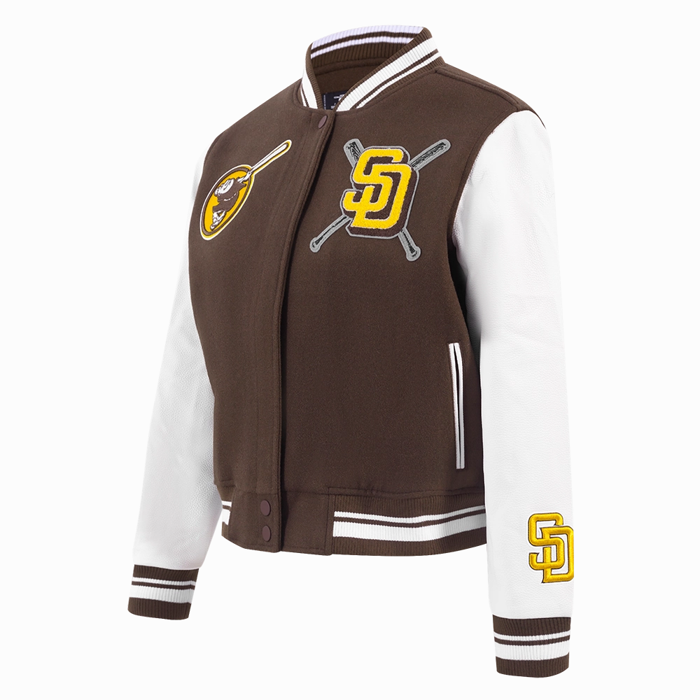 CHAMARRA UNIVERSITARIA MLB SAN DIEGO PADRES MASH UP PARA MUJER