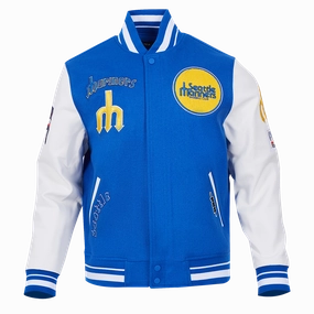 CHAMARRA UNIVERSITARIA MLB SEATTLE MARINERS RETRO CLASSICS