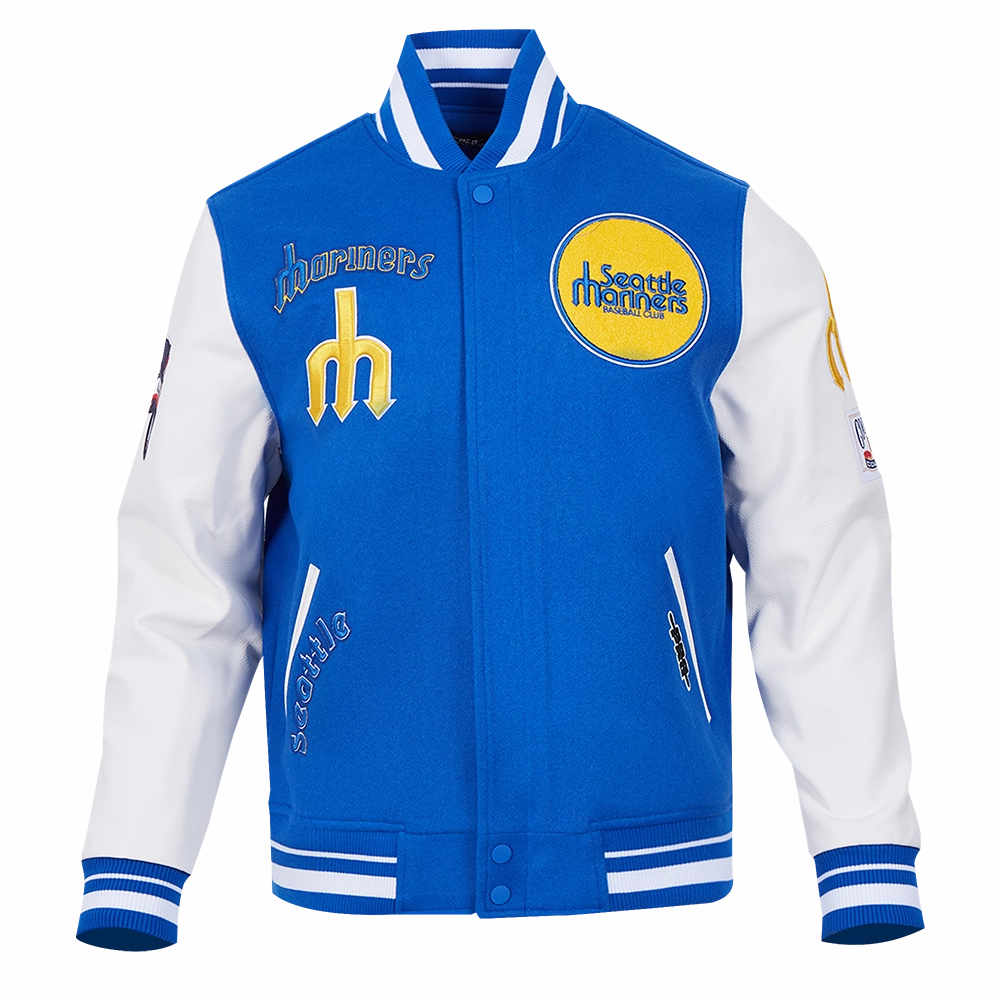 CHAMARRA UNIVERSITARIA MLB SEATTLE MARINERS RETRO CLASSICS