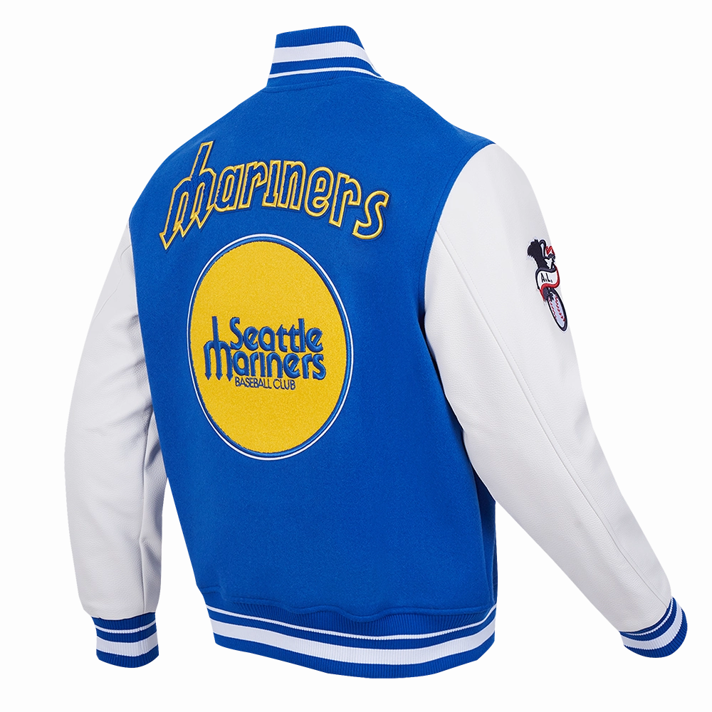 CHAMARRA UNIVERSITARIA MLB SEATTLE MARINERS RETRO CLASSICS