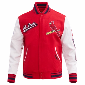 CHAMARRA UNIVERSITARIA MLB ST. LOUIS CARDINALS SCRIPT TAIL