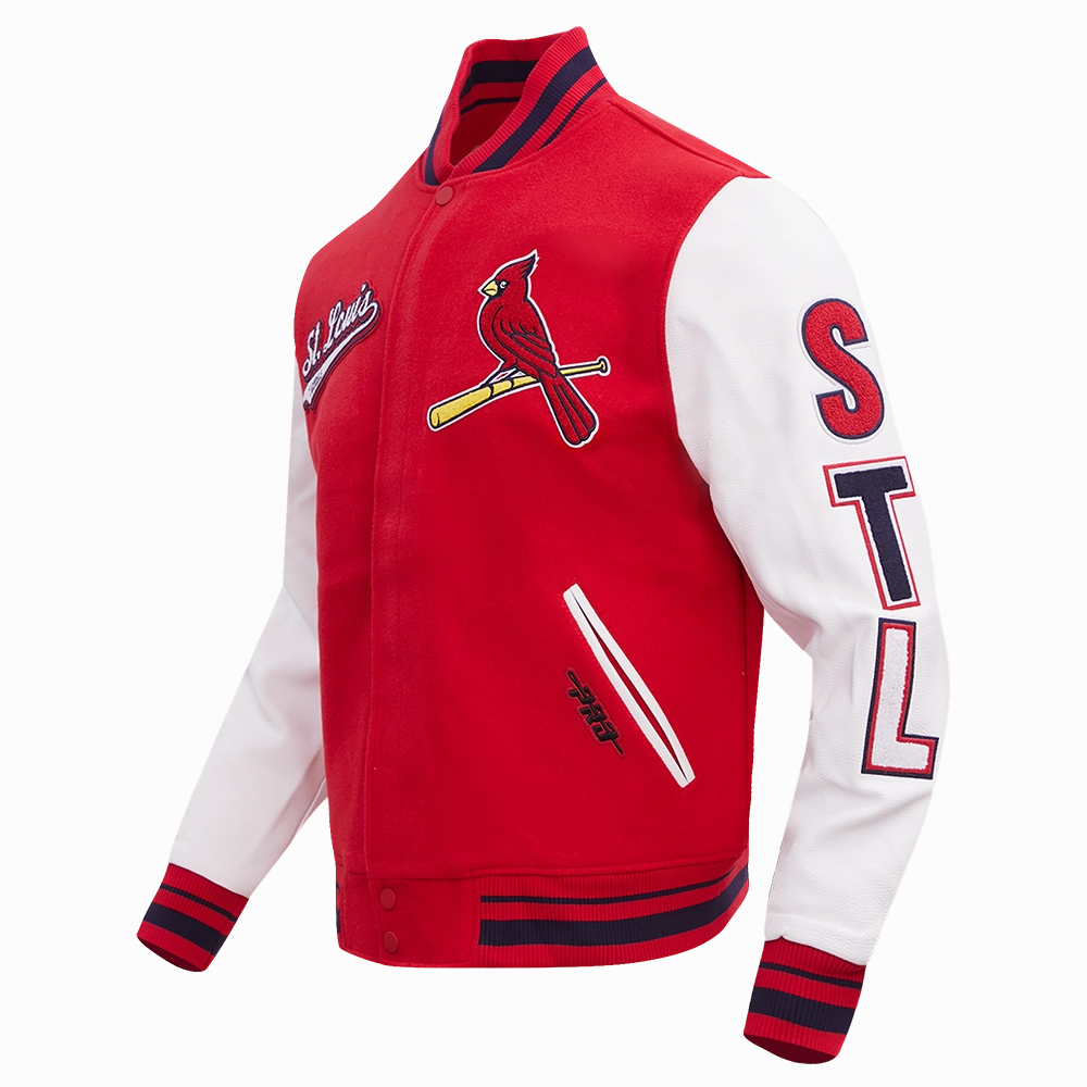 CHAMARRA UNIVERSITARIA MLB ST. LOUIS CARDINALS SCRIPT TAIL