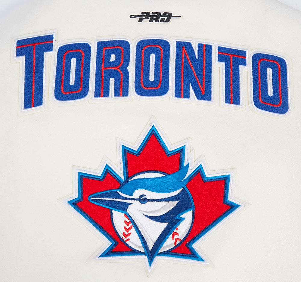CHAMARRA UNIVERSITARIA MLB TORONTO BLUE JAYS RETRO CLASSICS PARA MUJER