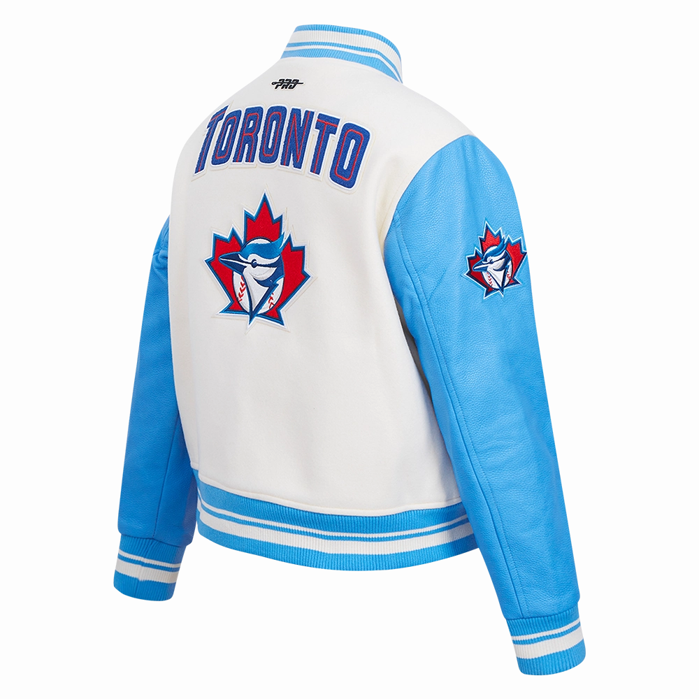 CHAMARRA UNIVERSITARIA MLB TORONTO BLUE JAYS RETRO CLASSICS PARA MUJER