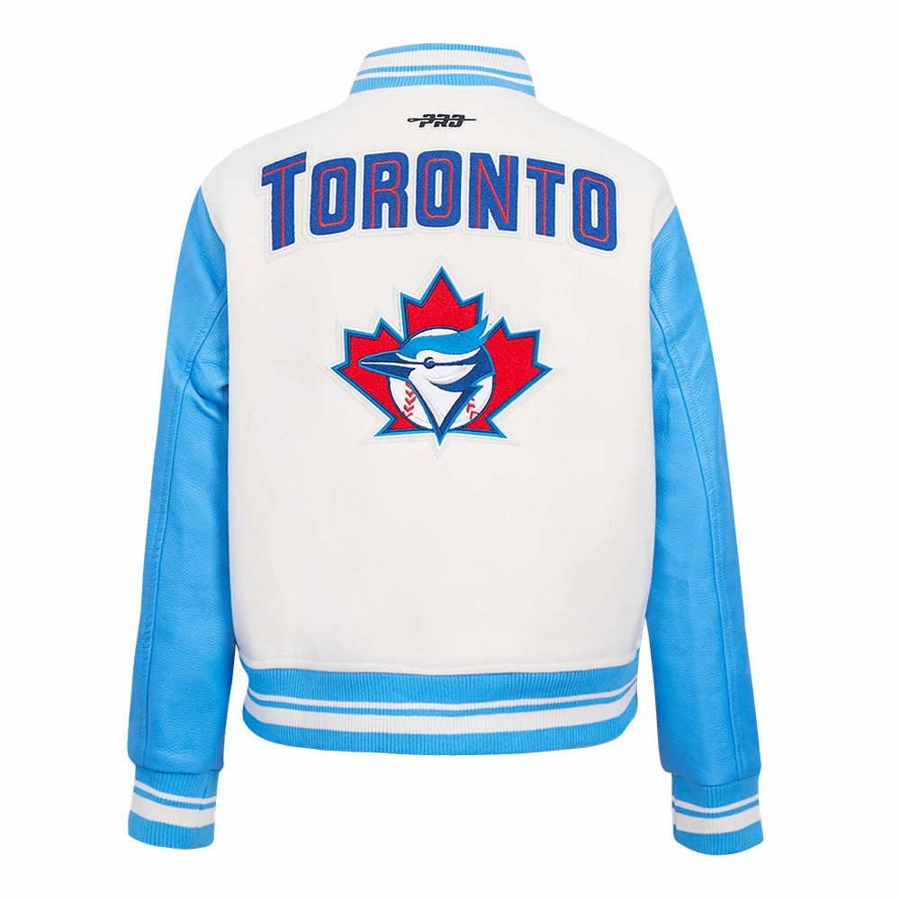 CHAMARRA UNIVERSITARIA MLB TORONTO BLUE JAYS RETRO CLASSICS PARA MUJER