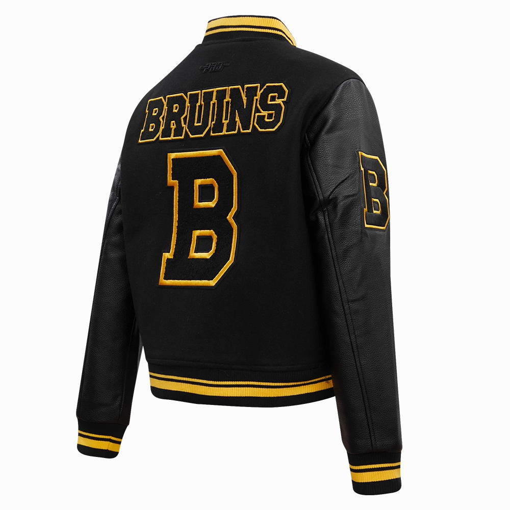 CHAMARRA UNIVERSITARIA NHL BOSTON BRUINS RETRO CLASSICS PARA MUJER