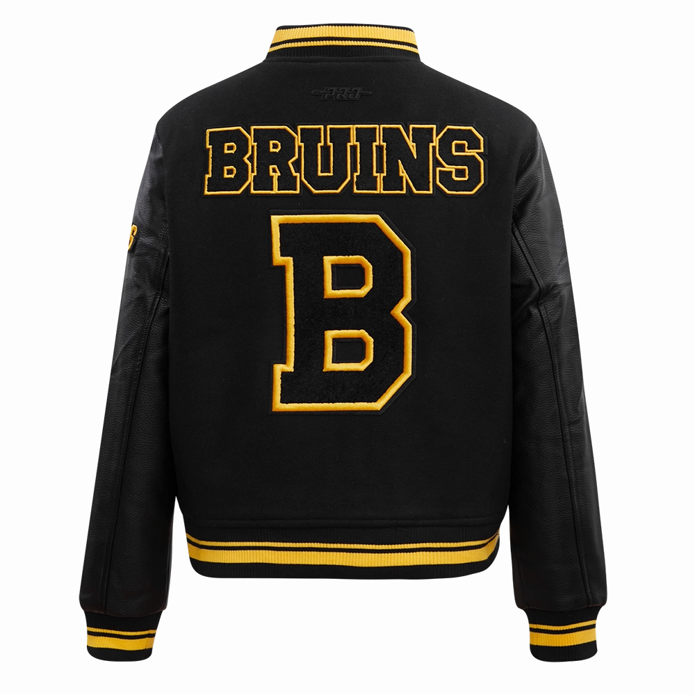 CHAMARRA UNIVERSITARIA NHL BOSTON BRUINS RETRO CLASSICS PARA MUJER