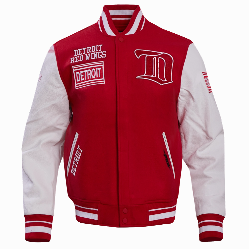 CHAMARRA UNIVERSITARIA NHL DETROIT RED WINGS RETRO CLASSICS