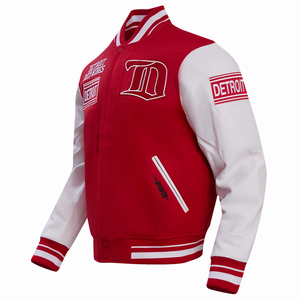 CHAMARRA UNIVERSITARIA NHL DETROIT RED WINGS RETRO CLASSICS