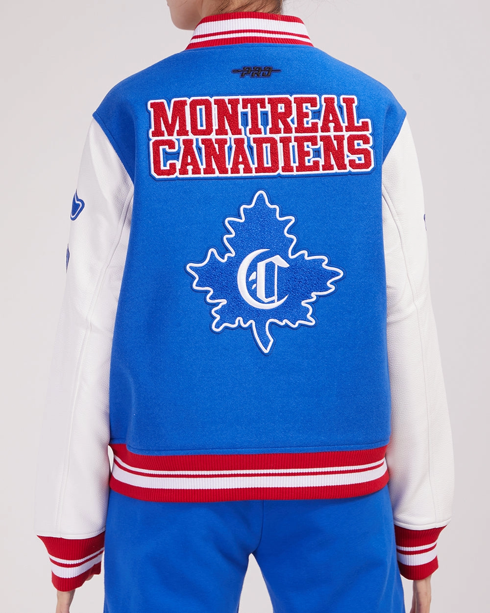 CHAMARRA UNIVERSITARIA NHL MONTREAL CANADIENS RETRO CLASSICS PARA MUJER