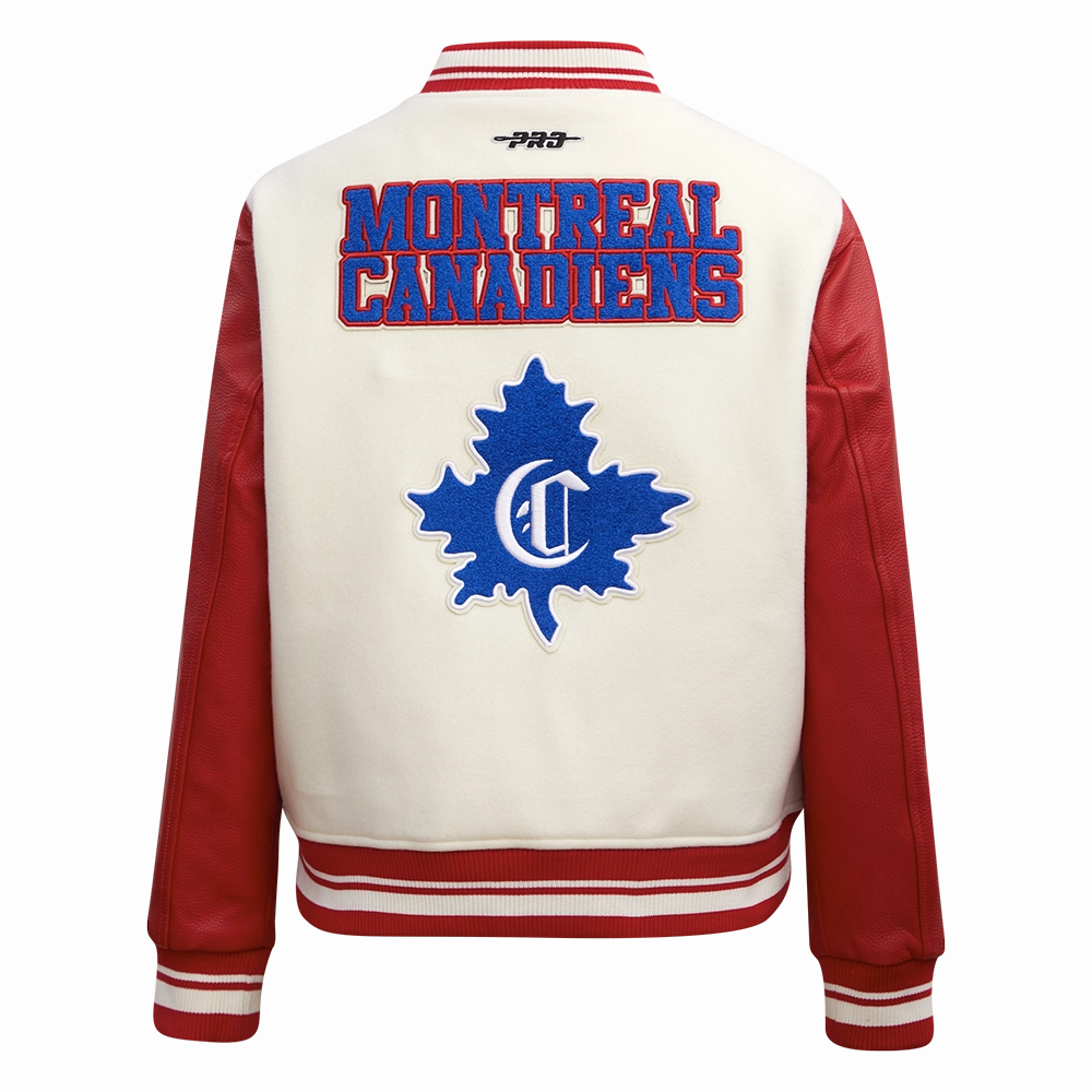 CHAMARRA UNIVERSITARIA NHL MONTREAL CANADIENS RETRO CLASSICS PARA MUJER
