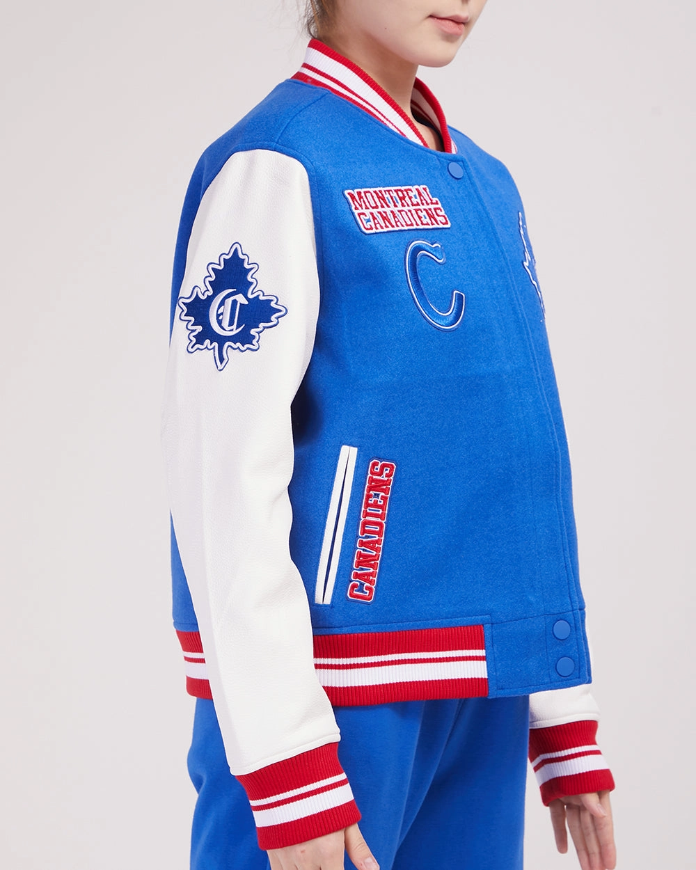 CHAMARRA UNIVERSITARIA NHL MONTREAL CANADIENS RETRO CLASSICS PARA MUJER