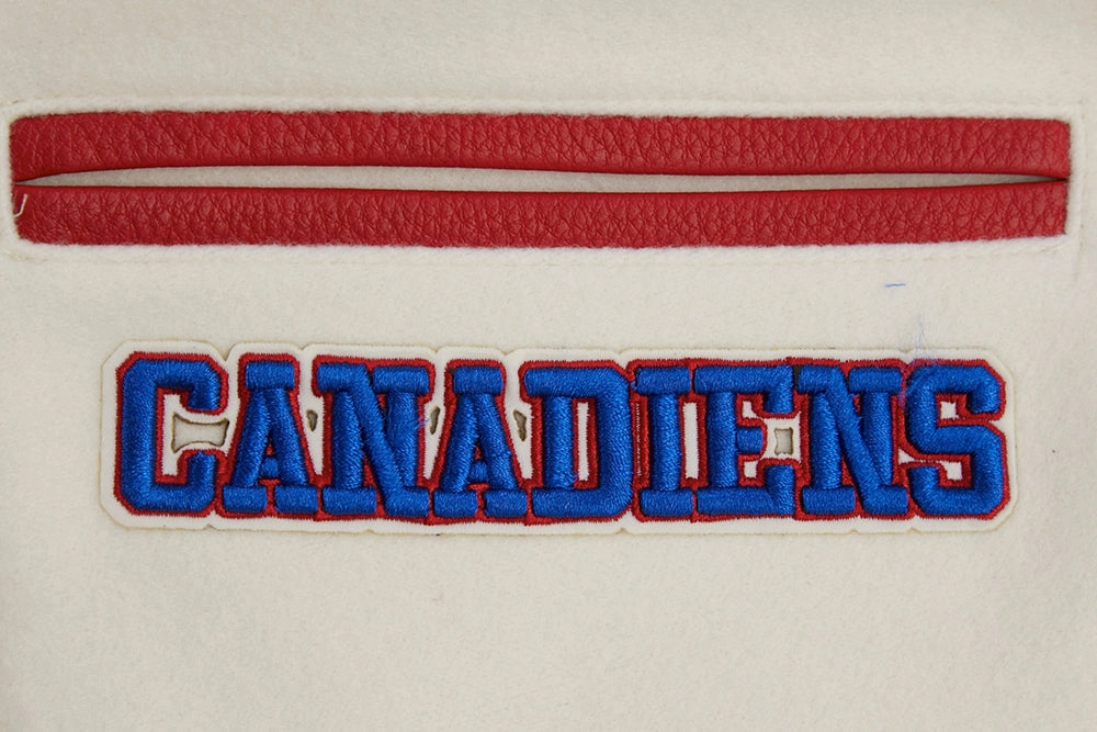 CHAMARRA UNIVERSITARIA NHL MONTREAL CANADIENS RETRO CLASSICS PARA MUJER