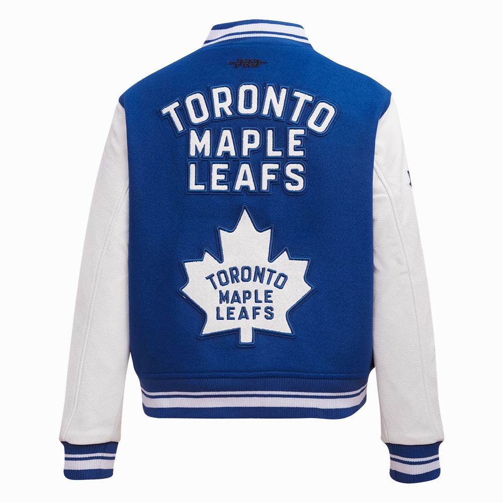 CHAMARRA UNIVERSITARIA NHL TORONTO MAPLE LEAFS RETRO CLASSICS PARA MUJER