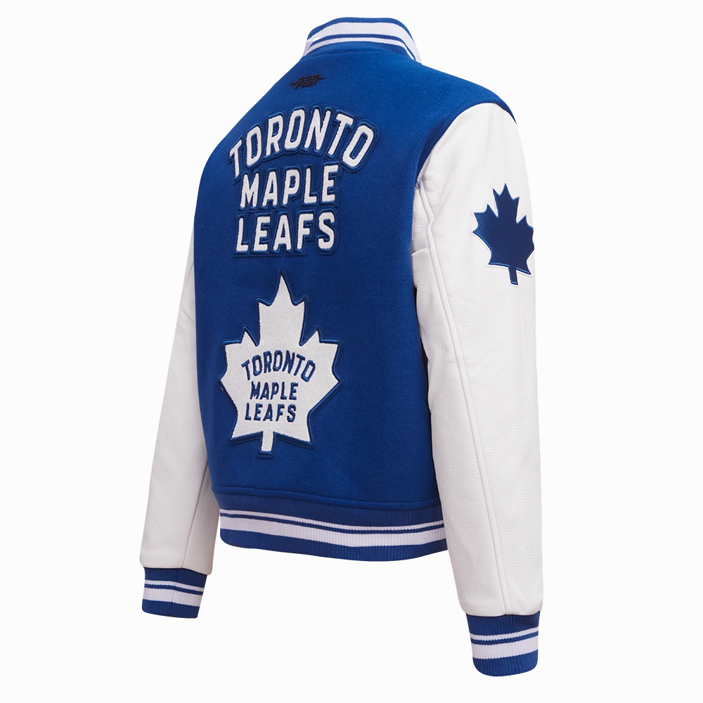 CHAMARRA UNIVERSITARIA NHL TORONTO MAPLE LEAFS RETRO CLASSICS PARA MUJER