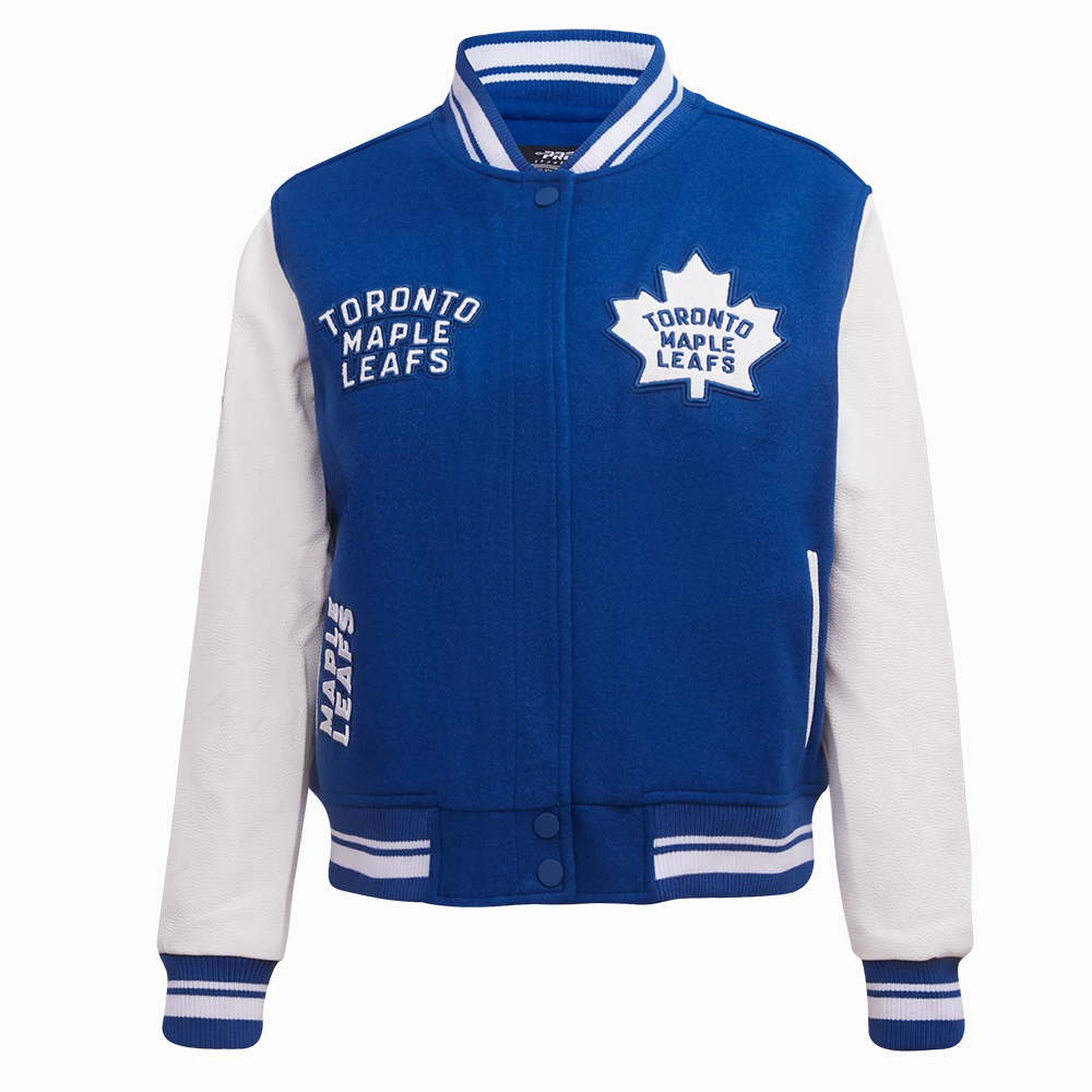 CHAMARRA UNIVERSITARIA NHL TORONTO MAPLE LEAFS RETRO CLASSICS PARA MUJER