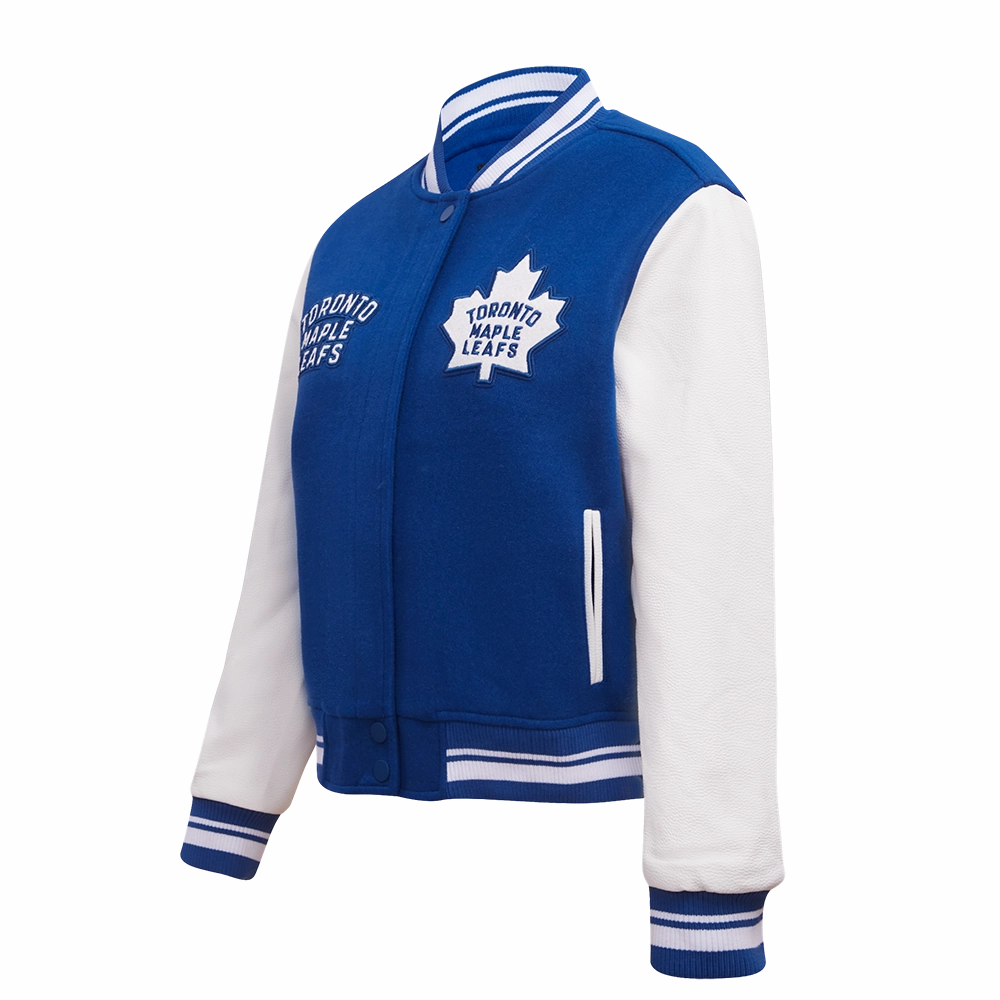 CHAMARRA UNIVERSITARIA NHL TORONTO MAPLE LEAFS RETRO CLASSICS PARA MUJER