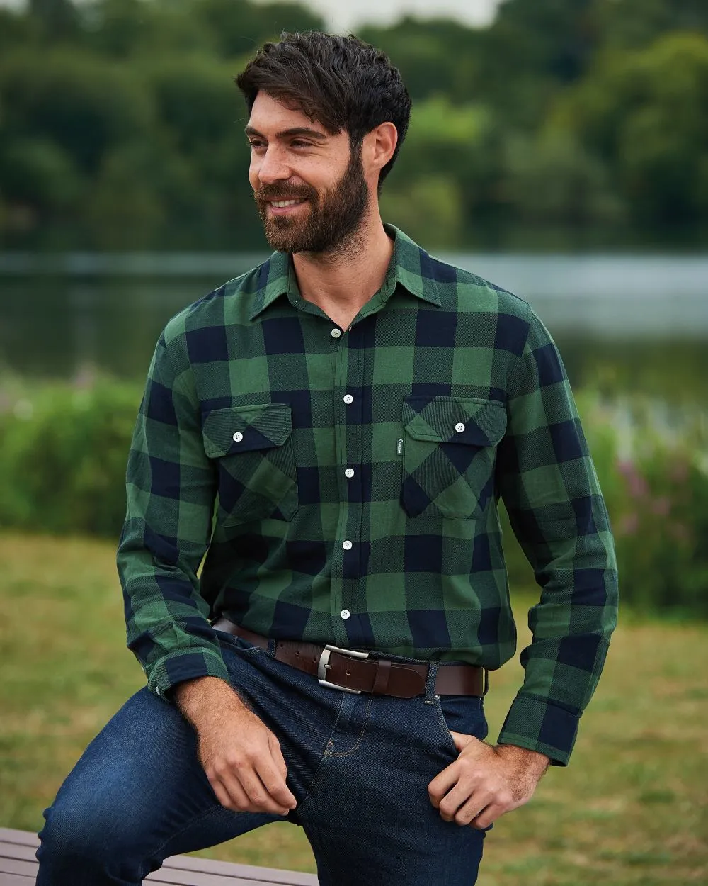 Champion Arran Long Sleeve Shirt Cotton Farming Shirts