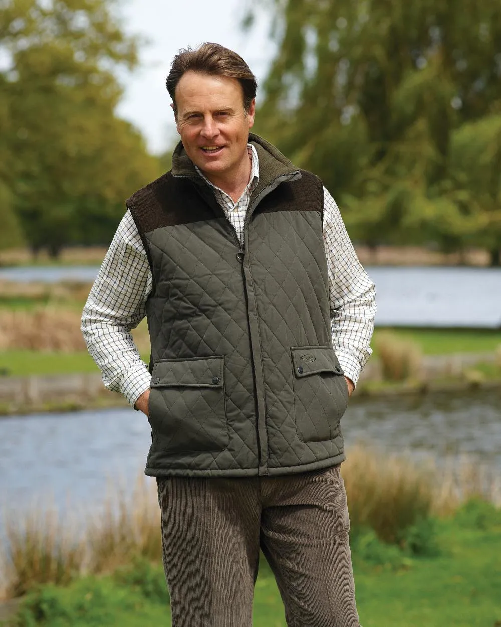 Champion Arundel Diamond Quilted Bodywarmer Long Sleeve Cotton Shirts