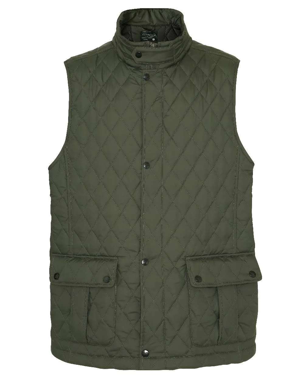 Champion Ashby Quilted Body Warmer Tartan Plaid Shirts Men