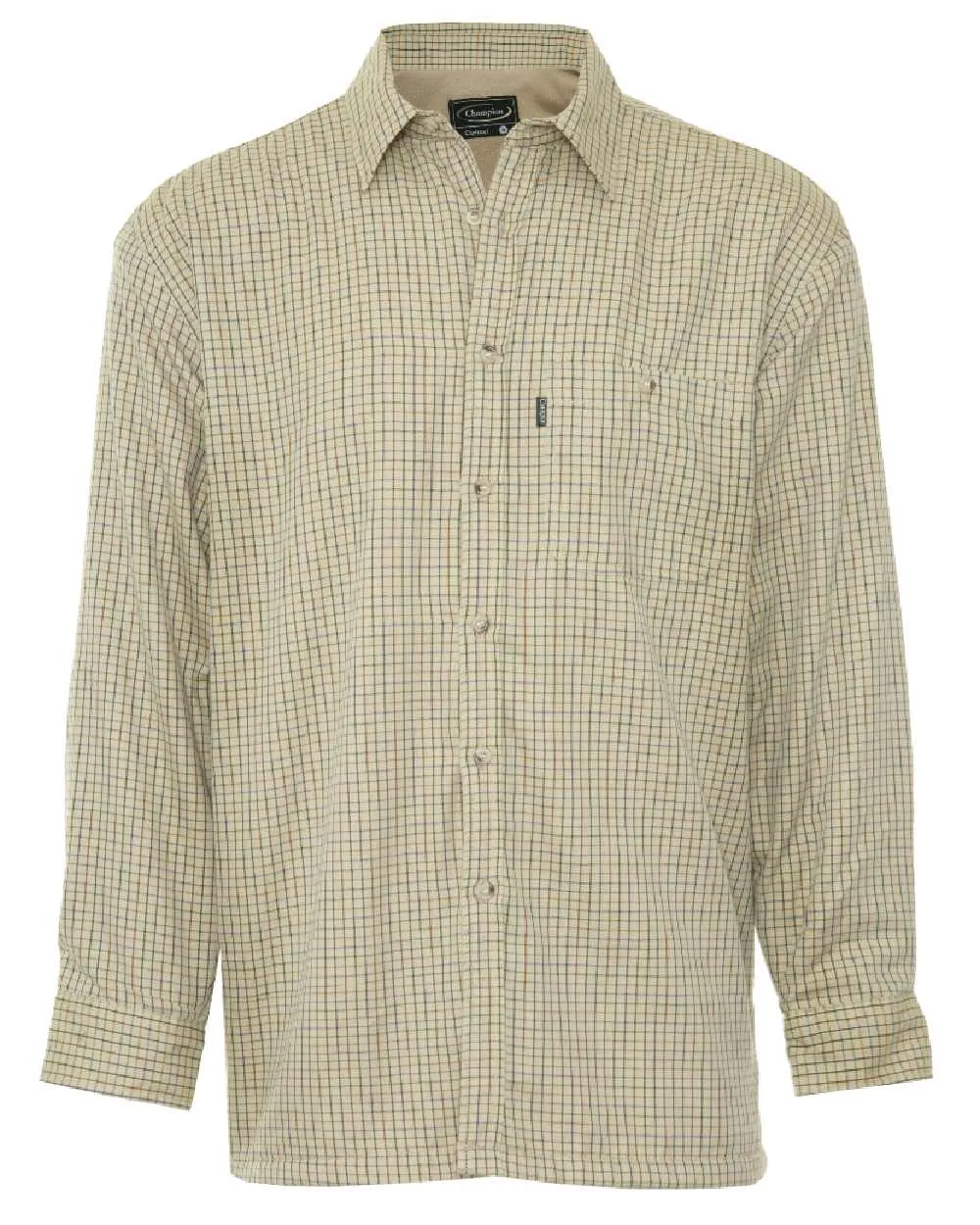 Champion Cartmel Micro Fleece Lined Tattersall Shirt Shooting Check Shirts Men