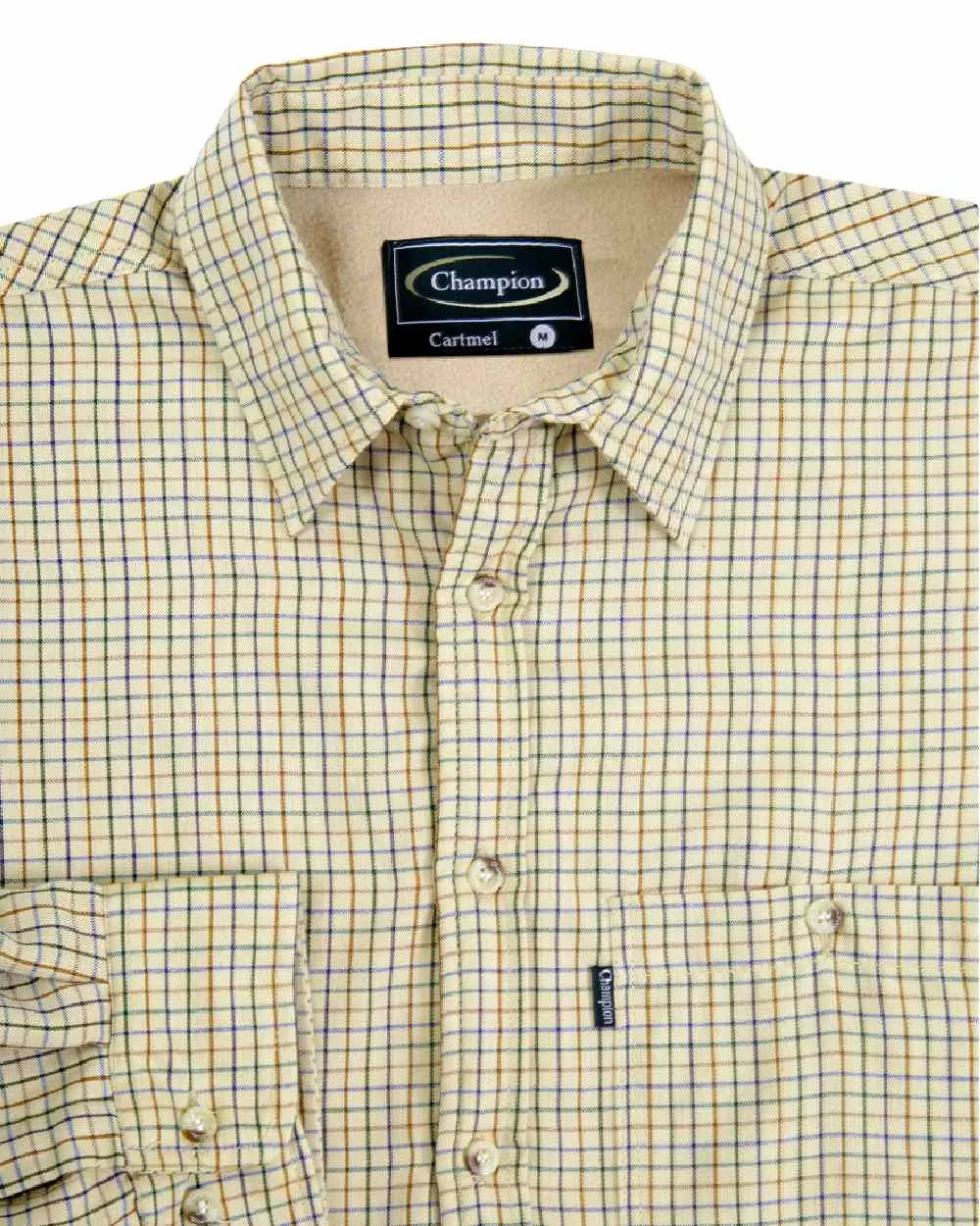 Champion Cartmel Micro Fleece Lined Tattersall Shirt Shooting Field Shirts Men
