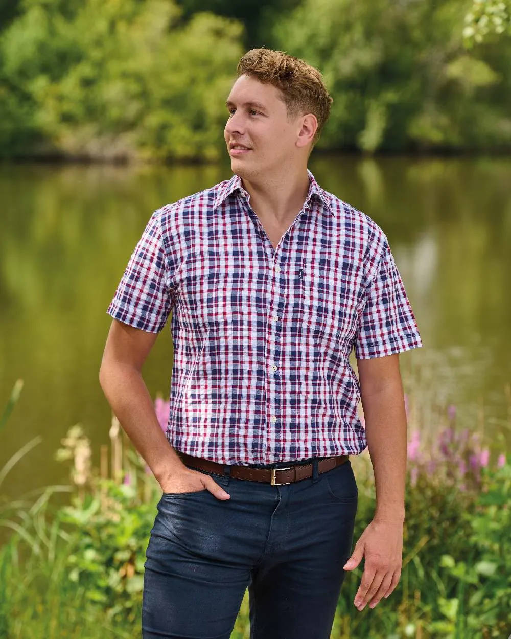 Champion Croyde Cotton Short Sleeved Shirt Cotton Farming Shirts