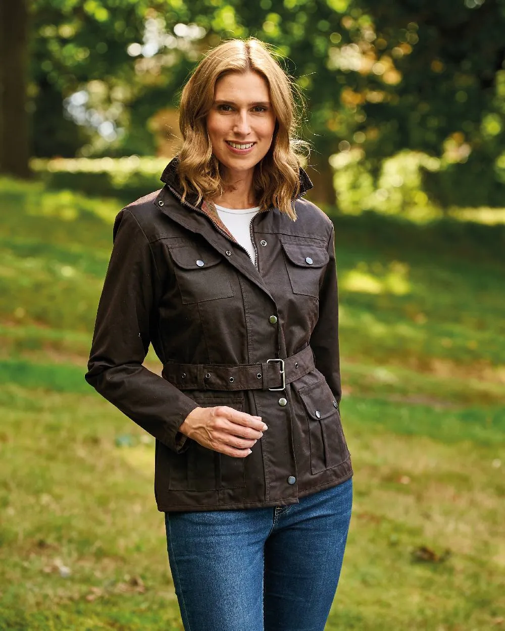 Champion Ellon Ladies Wax Cotton Jacket Dog Walking Waterproof Jackets