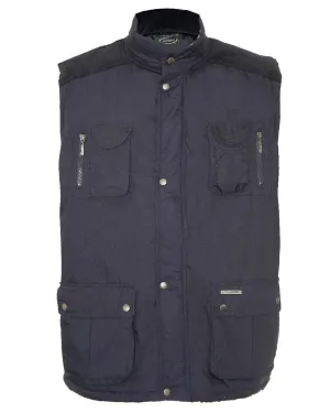 Champion Exmoor Multi Pocket Padded Bodywarmer Brushed Tartan Shirts