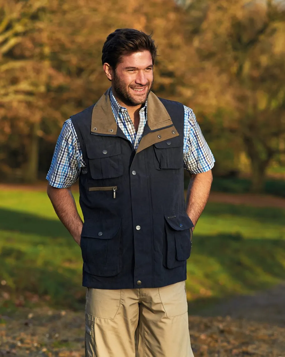 Champion Farnham Gilet Long Sleeve Cotton Shirts