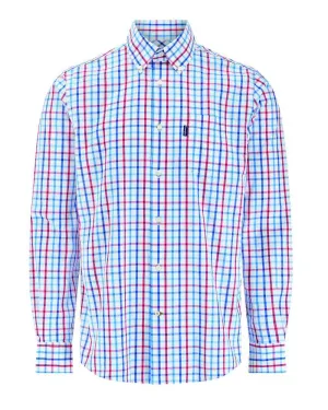 Champion Harrogate Long Sleeve Shirt Casual Check Button Shirts