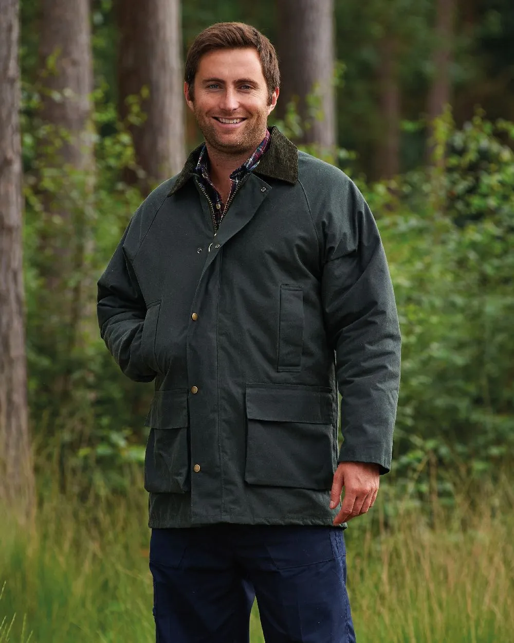 Champion Howick Waxed Cotton Jacket Men's Hunting Shell Jacket