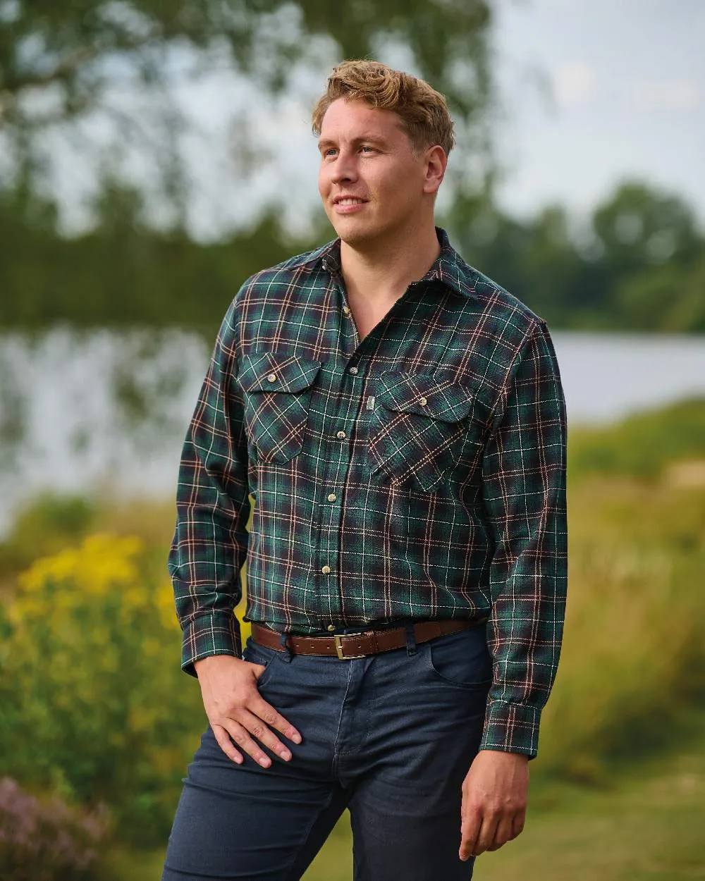 Champion Kilbeggan Tartan Shirt Workwear Button Shirts