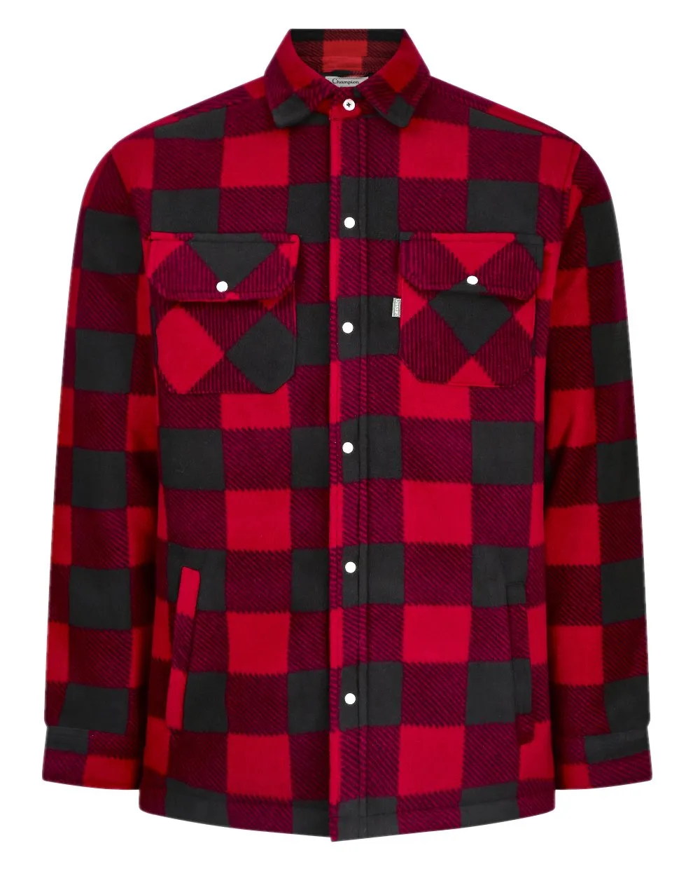 Champion Kinross Padded Fleece Lumberjack Shirt Men's Farming Plaid Shirts