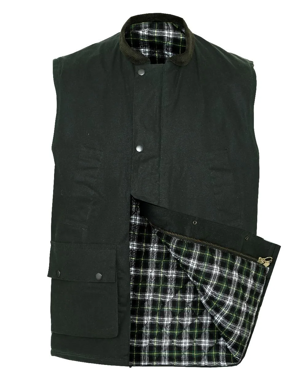 Champion Lanark Waxed Cotton Waistcoat Men's Denim Button Shirts